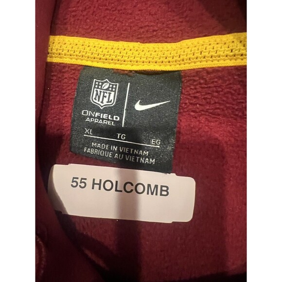 Washington Football Team Hoodie Men XL Nike On Field Player Team Issued Pullover - Picture 2 of 8